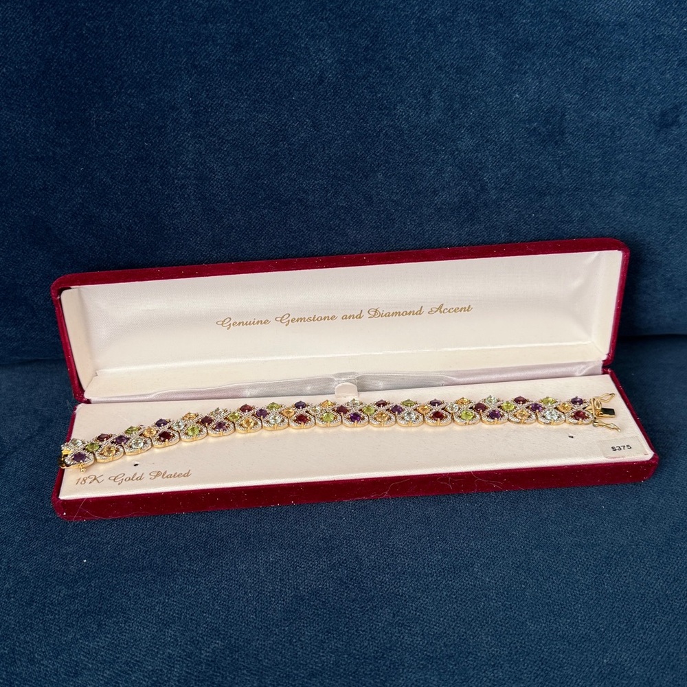 Paj Bb‎ China Gold plated Gemstone Women’s Bracelet.